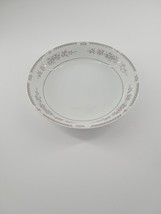 Celebrity Fine China Wellington Soup Bowl 7.5&quot; Pink And Blue Flowers Rep... - $8.95