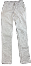 GOGO STAR Jeans Company Womens White 3 button Skinny Beaded Pocket - £10.85 GBP