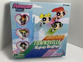 POWERPUFF GIRLS SAVING TOWNSVILLE BEFORE BEDTIME! Board Game w mini Figu... - £12.77 GBP