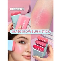 SHEGLAM Glass Glow Blush Stick – Pink Lemonade – Dewy Lip &amp; Cheek Tint Balm - $14.99