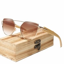 KINGSEVEN Handmade Wood Sunglasses Men Bamboo Sunglass UV400 Women Brand... - £20.47 GBP