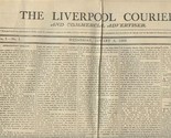  Liverpool Courier and Commercial Advertiser January 6 1808 Newspaper re... - $27.72