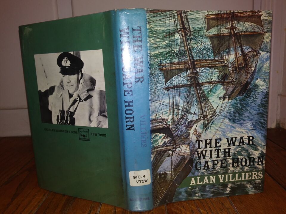THE WAR WITH CAPE HORN, By Alan Villiers - Hardcover, 1971,  0684106248 - $14.01