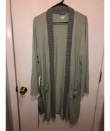 Lands End Womens SZ Large Cooling Robe with Front Tie &amp; Pockets - €13,74 EUR