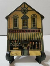 1996 Charles Wysocki Folktown Plate Chips and Felt  #287C Bradford Exchange - £13.10 GBP