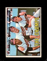 1967 Topps #1 FRANK/BROOKS Robinson Vg+ Orioles The Champs *X58869 - £17.08 GBP