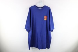 NOS Vintage 90s Streetwear Mens 2XL Chinese Dragon Spell Out T-Shirt Blue USA - £62.28 GBP
