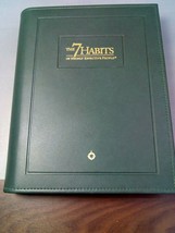 &quot;The 7 Habits Of Highly Effective People&quot; Spiral Bound In Custom Leather Binder - £47.02 GBP