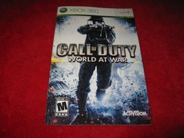 Call of Duty, World at War : Xbox 360 Video Game Instruction Booklet - £1.57 GBP
