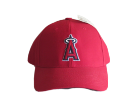 READ* Los Angles Angels Vintage Outdoor Cap Hat MLB Snapback Red Anaheim Game - £11.75 GBP