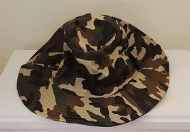 MENS Army Camo Boonie Hat Size Small Brown, Green, Black, Beige NEW - £15.53 GBP