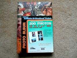 Pioneer LeMemo Refillable Bi-Directional 4&quot;x6&quot; Pocket Photo Album holds 200print - £11.83 GBP