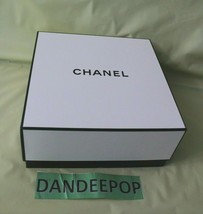 Chanel Designer Empty gift Box With Tissue Paper 8.5&quot; Square - £23.34 GBP