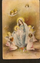 Postcard latvia merry christmas angel angel virgin mary birth of jesus-
show ... - £9.25 GBP