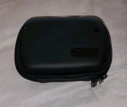Black Memorex Travel Case Mini 5.5x3.5 Pouch Clamshell Zip Open - $9.99