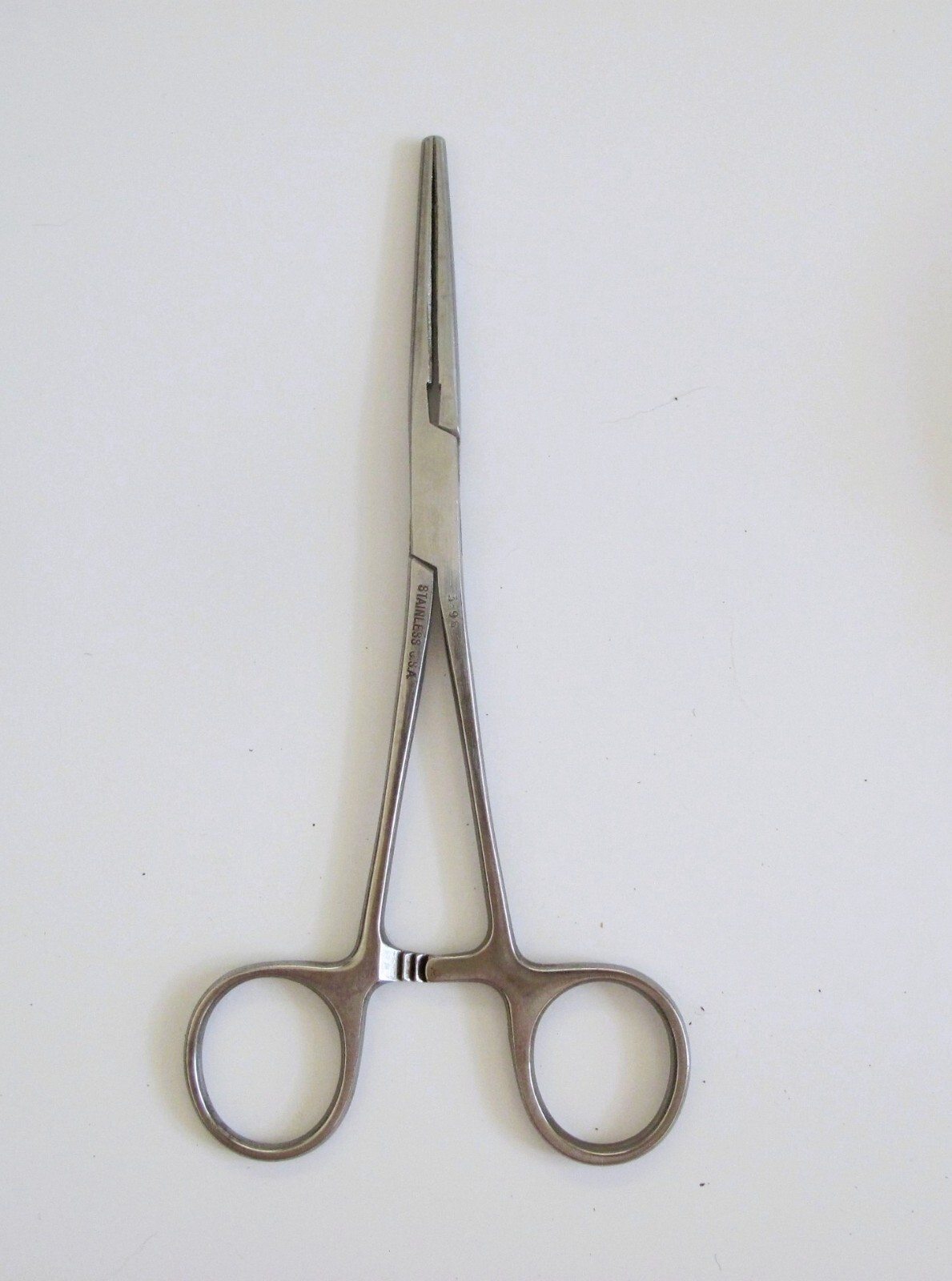 PILLING WECK 476300M Carmalt Forceps Straight 1 1/2&quot; Tip, 6.25&quot; Long, An... - $7.91