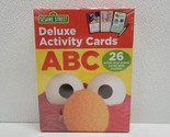 Sesame Street Deluxe Activity Cards ABC With Hardcover Case Write And Er... - $45.44
