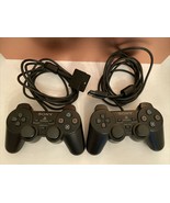 Sony PlayStation 2 PS2 DualShock 2 Controller Black Genuine OEM. Parts Only - $9.89
