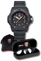 Genuine Luminox REVO x LUMINOX Set Navy SEAL 3615 Watch + Sunglasses - £492.39 GBP