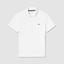 Lacoste Basic Short-sleeve Polo Tee Men&#39;s Tennis T-Shirts White NWT DH623454G001 - £84.80 GBP