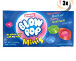 3x Packs | Charms Assorted Flavor Blow Pop Minis Theater Box Candy | 3.5oz - £11.08 GBP