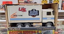  Vintage Nylint Silver Knight Muffler City Delivery Truck w/ Original Box - $45.00