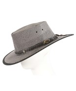 Real Australian Kangaroo Leather Hat. Original Hat-in-a-Bag. Made in Aus... - $89.95