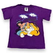 Vintage Disney Aladdin Jasmine Rajah Single Stitch T Shirt Youth M 12/14... - £31.13 GBP