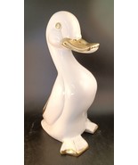 Large Ceramic Duck Figurine Vintage, 1940s-Style, Gilded :: HTF MCM &amp; EUC - €18,71 EUR