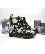 Dr. Martens 1460 Pascal Phantom Floral Leather Lace Up Boots Size 7 NIB - $205.55 CAD