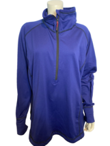 Eddie Bauer Women's 1/4 Zip Knit Pullover Blue Size 3X - $21.84