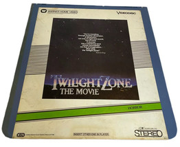 Twilight Zone The Movie CED VideoDisc 80s Horror Movie SelectaVision Lazardisc - £5.70 GBP