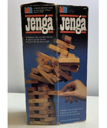 Vtg New Original Jenga Wood Block Stacking Game 4793 Complete 1986 - £15.73 GBP
