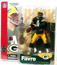 Brett Favre Green Bay Packers McFarlane action figure new NFL Series 4 G... - £41.44 GBP