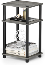 JUST Side Table, 3-Tier End Table, Open Shelves Night Stand, Bedside Tab... - $32.42