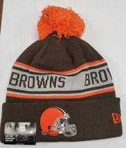 Cleveland Browns New Era Cuffed Repeat Knit Stocking Cap - NFL - £19.37 GBP
