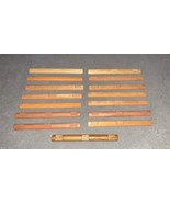 Lincoln Logs Lot of 15 Half Round 3 Notch 7 1/2&quot; Logs - $18.00