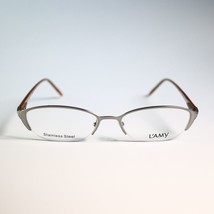 L&#39;AMY L&#39;ACCENT 416 C03 53-17 135 France eyeglasses frames half frame eye... - £57.02 GBP