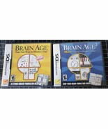 Brain Age and Brain Age 2 Nintendo DS video game lot - €10,17 EUR