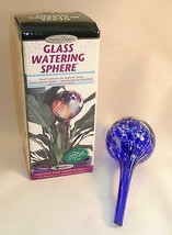 Glass Watering Sphere Hand Blown Rrecycled Art Glass Self Water Plants /... - $9.99
