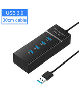 USB3.0 Extender 4-Port Hub with 5Gbps Data Transmission for PC Laptop - £10.85 GBP