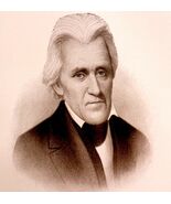 President Andrew Jackson 1897 Victorian Photogravure Of Engraving DWW1 - $140.13 CAD