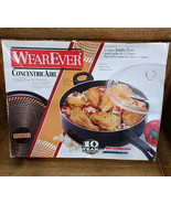 Pan Wear-Ever 5.3 Quart Jumbo Fryer Glass Cover Stay Cool Knob  Original... - $95.70 CAD