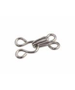 10 Pairs Silver Color Hooks &amp; Eyes Fasteners Bra Lingerie Shirt skirt DI... - $4.52 CAD
