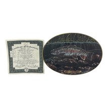 Bradex Rainbow Trout Oval Plate- Fresh Water Game Fish of North America- Totten - £7.97 GBP