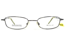 Retro 24 SILVER Gafas Monturas Rectangular Completo Borde 49-19-135 - £18.31 GBP