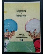 1954 Leechburg PA vs Springdale PA High School Souvenir Football Program... - £9.42 GBP