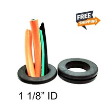 Rubber Cable Grommets for 1 1/2&quot; Panel Hole 1 1/8&quot; ID for 1/16&quot; Thick Wall - £11.70 GBP+