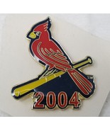 Pin Bubble Enamel Metal St. Louis Cardinals Birds on the Bat 2004 - $11.35