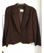Vintage Pendleton Virgin Wool Blazer Jacket Women&#39;s Brown USA Oregon Mad... - £23.19 GBP